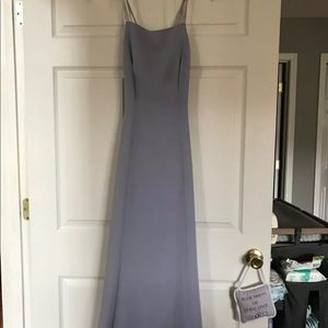 Long, lilac formal dress
